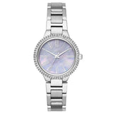 Michael Kors Taryn Mother of Pearl Purple Dial Silver Steel Strap Watch For Women - MK6562 Buy Now By Michael Kors