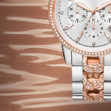 Michael Kors Ritz Chronograph Silver Dial Two Tone Steel Strap Watch For Women - MK6938 Buy Now By Michael Kors