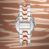 Michael Kors Ritz Chronograph Silver Dial Two Tone Steel Strap Watch For Women - MK6938 Buy Now By Michael Kors