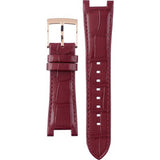 Michael Kors Sawyer Maroon Dial Maroon Leather Strap Watch for Women - MK2426 Buy Now By Michael Kors