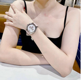 Michael Kors Multifunction Silver Dial Pink Leather Strap Watch For Women - MK7206 Buy Now By Michael Kors