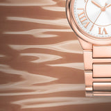 Michael Kors Camille Quartz White Dial Rose Gold Steel Strap Watch For Women - MK7256 Buy Now By Michael Kors