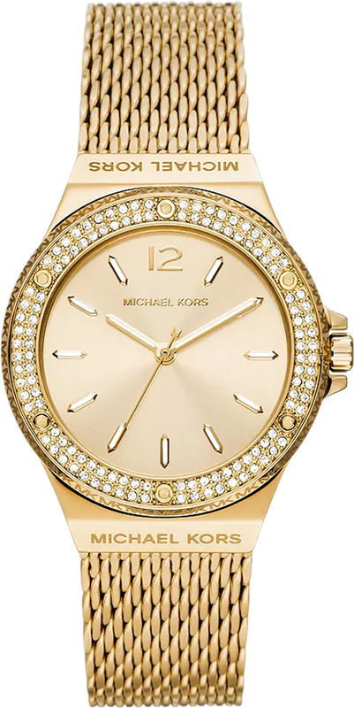 Michael Kors Lennox Three-Hand Gold Dial Gold Mesh Bracelet Watch For Women - MK7335 Buy Now By Michael Kors