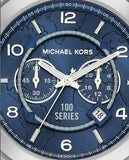 Michael Kors Stop Hunger Chronograph Blue Dial Silver Steel Strap Watch for Men - MK8314 Buy Now By Michael Kors