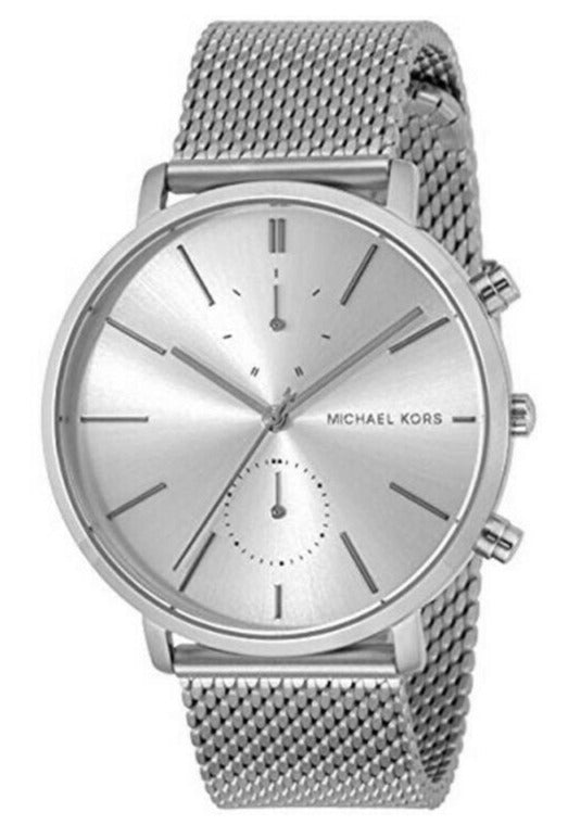 Michael Kors Jaryn Silver Dial Silver Mesh Bracelet Watch for Men - MK8541 Buy Now By Michael Kors