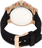 Michael Kors Dylan Chronograph Black Dial Black Rubber Strap Watch For Women - MK8556 Buy Now By Michael Kors