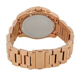 Michael Kors Brecken Chronograph Analog Black Dial Rose Gold Steel Strap Watch For Women - MK8563 Buy Now By Michael Kors