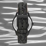 Michael Kors Slim Runway Black Dial Black Leather Strap Watch For Men - MK8908 Buy Now By Michael Kors