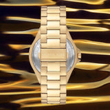 Michael Kors Lennox Three-Hand Quartz Gold Dial Gold Steel Strap Watch For Men - MK8939 Buy Now By Michael Kors