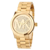 Michael Kors Runway Gold Dial Gold Steel Strap Watch for Women - MK5706 Buy Now By Michael Kors