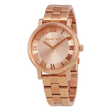 Michael Kors Norie Rose Gold Dial Rose Gold Steel Strap Watch for Women - MK3561 Buy Now By Michael Kors