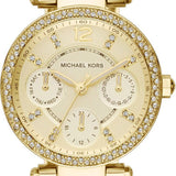 Michael Kors Parker Gold DIal Gold Steel Strap Watch for Women - MK5842 Buy Now By Michael Kors