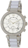 Michael Kors Parker Chronograph Silver Dial Silver Steel Strap Watch For Women - MK6354 Buy Now By Michael Kors