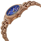 Michael Kors Lexington Quartz Blue Dial Rose Gold Steel Strap Watch For Women - MK3272 Buy Now By Michael Kors