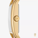 Michael Kors Petite Monroe White Dial Orange Leather Strap Watch for Women - MKO1060 Buy Now By Michael Kors