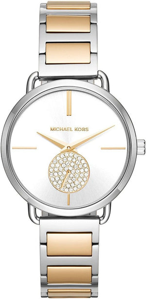 Michael Kors Silver Dial Two Tone Steel Strap Watch for Women - MK3679 Buy Now By Michael Kors