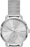 Michael Kors Portia Silver Dial Silver Mesh Bracelet Watch for Women - MK3843 Buy Now By Michael Kors
