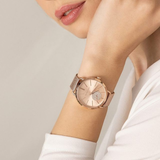 Michael Kors Portia Rose Gold Dial Rose Gold Mesh Bracelet Watch for Women - MK3845 Buy Now By Michael Kors