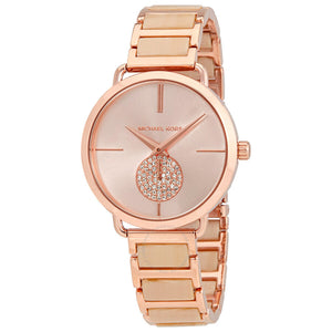 Michael Kors Portia Quartz Rose Gold Dial Rose Gold Steel Strap Watch For Women - MK3678 Buy Now By Michael Kors