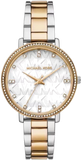 Michael Kors Pyper Three Hand White Dial Two Tone Steel Strap Watch For Women - MK4595 Buy Now By Michael Kors