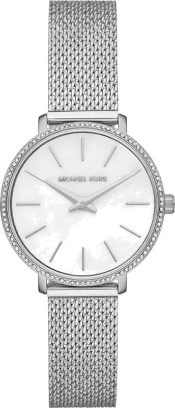 Michael Kors Pyper Quartz Mother of Pearl White Dial Silver Mesh Strap Watch For Women - MK4618 Buy Now By Michael Kors