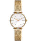 Michael Kors Pyper Quartz Mother of Pearl White Dial Gold Mesh Bracelet Watch For Women - MK4619 Buy Now By Michael Kors