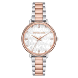 Michael Kors Pyper Quartz White Dial Two Tone Steel Strap Watch For Women - MK4667 Buy Now By Michael Kors
