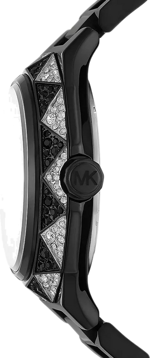 Michael Kors Raquel Three Hand Silver Dial Black Steel Strap Watch For Women - MK4692 Buy Now By Michael Kors