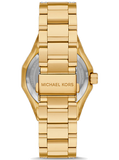 Michael Kors Raquel Three Hand Crystals Gold Dial Gold Steel Strap Watch For Women - MK7398 Buy Now By Michael Kors