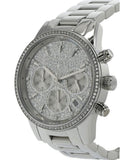 Michael Kors Ritz Chronograph Crystals Silver Dial Silver Steel Strap Watch For Women - MK7301 Buy Now By Michael Kors