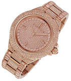Michael Kors Camille Crystal Rose Gold Dial Rose Gold Steel Strap Watch for Women - MK5862 Buy Now By Michael Kors