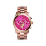 Michael Kors Runway Pink Dial Rose Gold Steel Strap Watch for Women - MK5931 Buy Now By Michael Kors
