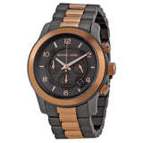 Michael Kors Runway Chronograph Grey Dial Two Tone Steel Strap Unisex Watch - MK8189 Buy Now By Michael Kors