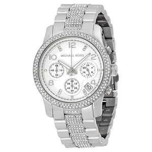 Michael Kors Brinkley Silver Dial with Diamonds Silver Steel Strap Watch for Women - MK5083 Buy Now By Michael Kors