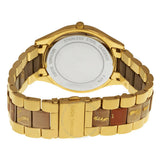 Michael Kors Slim Runway Gold Dial Two Tone Steel Strap Watch for Women - MK4300 Buy Now By Michael Kors