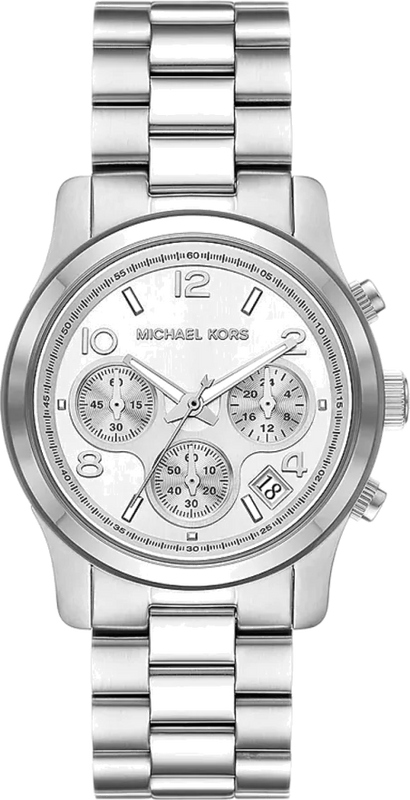Michael Kors Runway Chronograph Silver Dial Silver Steel Strap Watch For Women - MK7325 Buy Now By Michael Kors