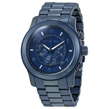 Michael Kors Runway Chronograph Blue Dial Blue Steel Strap Watch For Men - MK8538 Buy Now By Michael Kors