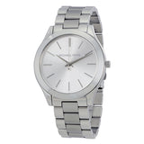 Michael Kors Slim Runway Silver Dial Silver Stainless Steel Strap Watch for Women - MK3178 Buy Now By Michael Kors