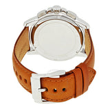 Michael Kors Ryker Chronograph Analog Blue Dial Brown Leather Strap Watch For Men - MK8518 Buy Now By Michael Kors