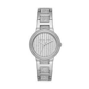 Michael Kors Gabbi Quartz Crystals Silver Dial Silver Steel Strap Watch For Women - MK3984 Buy Now By Michael Kors