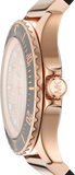Michael Kors Everest Analog Rose Gold Dial Black Silicone Strap Watch For Women - MK7358 Buy Now By Michael Kors