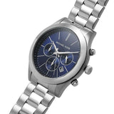 Michael Kors Slim Runway Chronograph Blue Dial Silver Steel Strap Watch For Men - MK8917 Buy Now By Michael Kors
