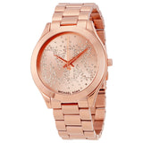 Michael Kors Slim Runway Rose Gold Dial Rose Gold Steel Strap Watch for Women - MK3591 Buy Now By Michael Kors