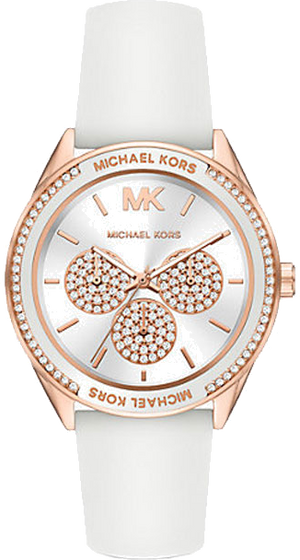 Michael Kors Oversized Sport Quartz White Dial White Rubber Strap Watch For Women - MK6945 Buy Now By Michael Kors