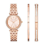Michael Kors Darci Rose Gold Dial Rose Gold Steel Strap Watch for Women - MK3431 Buy Now By Michael Kors