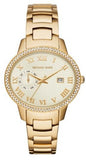 Michael Kors Whitley Analog Diamonds Gold Dial Gold Steel Strap Watch For Women - MK6227 Buy Now By Michael Kors