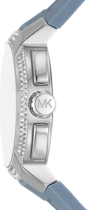 Michael Kors Sidney Chambray Multifunction Blue Dial Blue Silicone Strap Watch For Women - MK7220 Buy Now By Michael Kors