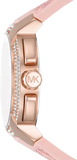 Michael Kors Sidney Multifunction White Dial Pink Silicone Strap Watch For Women - MK7222 Buy Now By Michael Kors