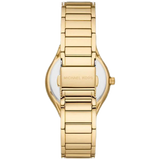 Michael Kors Sylvia Mother Of Pearl Dial Gold Steel Strap Watch For Women - MK4655 Buy Now By Michael Kors