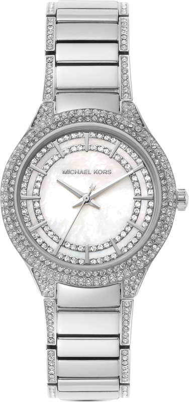 Michael Kors Sylvia Mother of Pearl Dial Silver Steel Strap Watch For Women - MK4657 Buy Now By Michael Kors